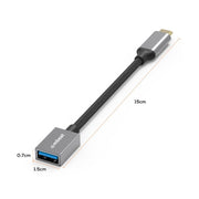 mbeat Tough Link USB-C to USB 3.0 Adapter with Cable - Space Grey V186-MB-XAD-CU30