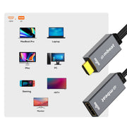 mbeat Tough Link HDMI to DisplayPort Adapter with USB Power V186-MB-XAD-HDDPU