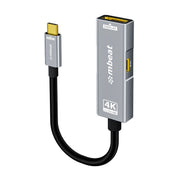 mbeat Tough Link USB-C to DP Adapter with 100W PD - Space Grey V186-MB-XAD-PCDP
