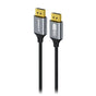 mbeat Tough Link 1.8m 16K DP to DP Cable - Space Grey V186-MB-XCB-16KDP18