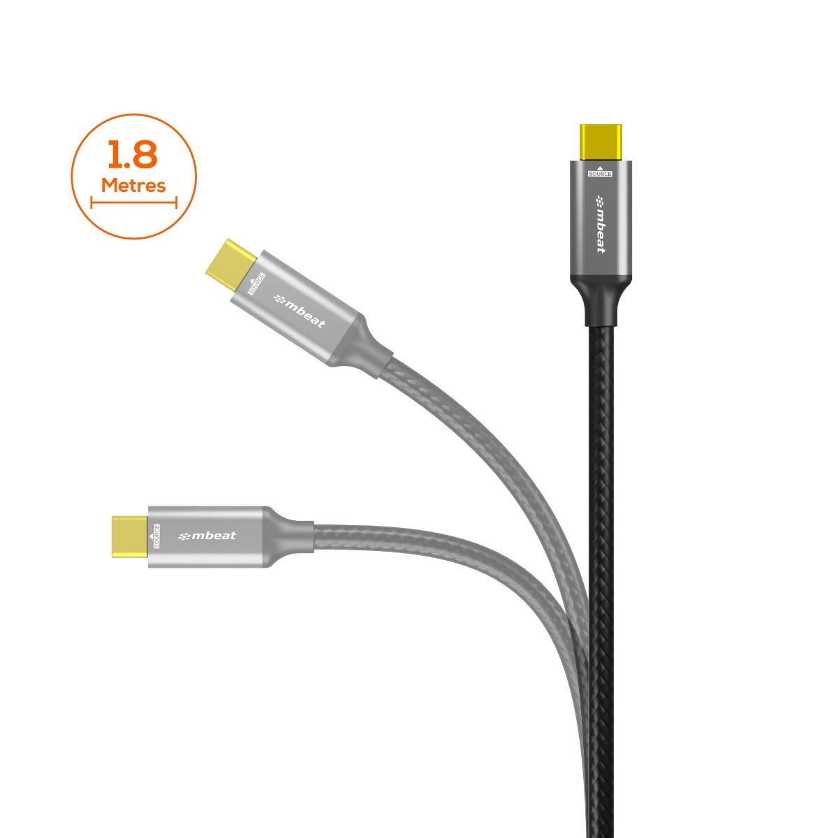 mbeat Tough Link 8K 1.8m USB-C to HDMI Cable V186-MB-XCB-8K18CHD
