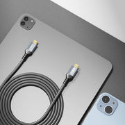 mbeat Tough Link 3m Certified 8K HDMI Cable - Space Grey V186-MB-XCB-8KHDM30