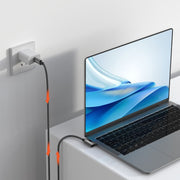 mbeat Tough Link 1.8m L-Shape USB 3.2 Gen2 USB-C Cable - Space Grey V186-MB-XCB-LSC2C180