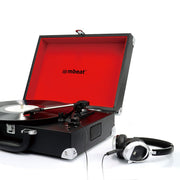 mbeat Retro Briefcase-styled USB Turntable V186-USB-TR88
