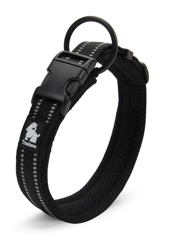Heavy Duty Reflective Collar Black L V188-ZAP-TLC5011-5-BLACK-L