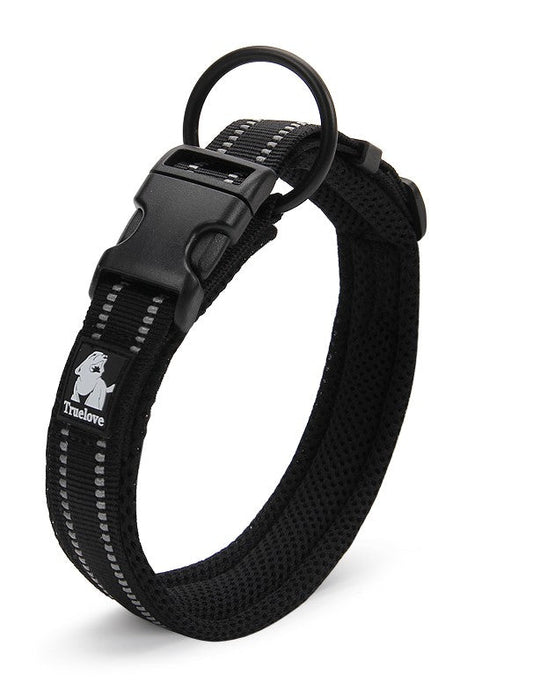 Heavy Duty Reflective Collar Black L V188-ZAP-TLC5011-5-BLACK-L
