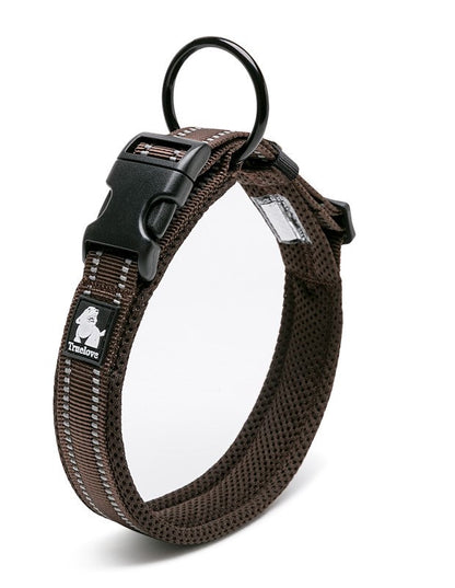 Heavy Duty Reflective Collar Brown XS V188-ZAP-TLC5011-66-BROWN-XS