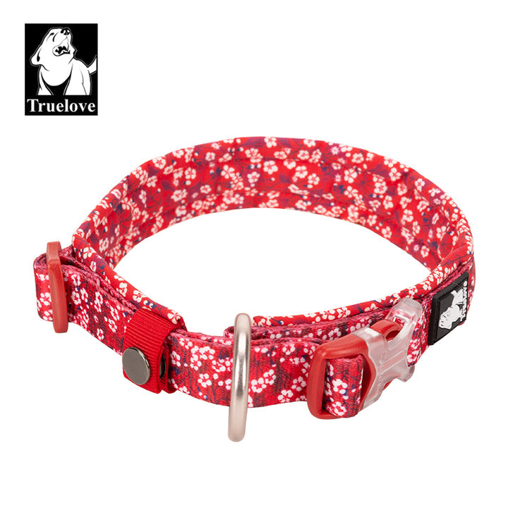 Floral Collar Poppy Red XS V188-ZAP-TLC5273-10-RED-XS
