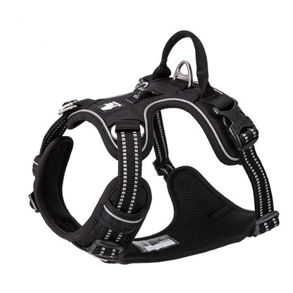 No Pull Harness Black XL V188-ZAP-TLH56512-BLACK-XL