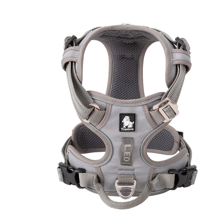 No Pull Harness Grey M V188-ZAP-TLH56512-GREY-M