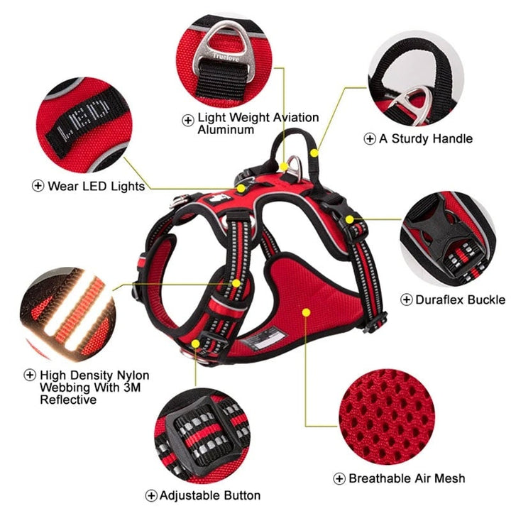 No Pull Harness Orange L V188-ZAP-TLH56512-ORANGE-L