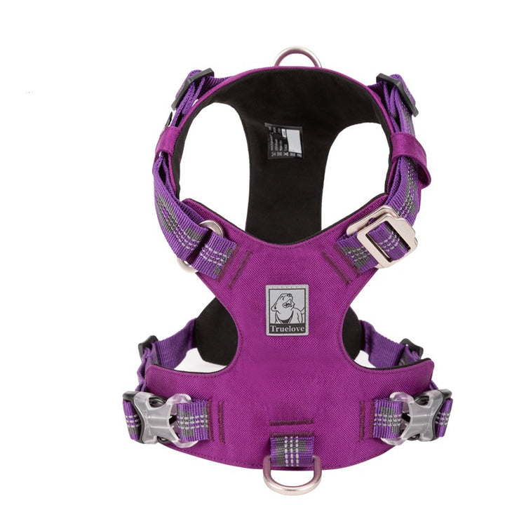 Lightweight 3M reflective Harness Purple L V188-ZAP-TLH6282-PURPLE-L