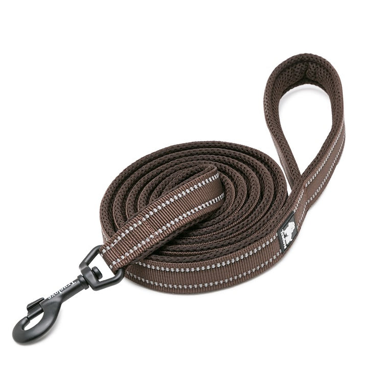 Reflective Pet Leash 2 meters Brown L V188-ZAP-TLL2111-BROWN-L