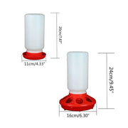 Cheeky Chooka Chick Waterer and Feeder Set V194-CH-RED-SET