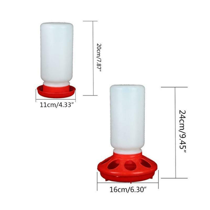 Cheeky Chooka Chick Waterer and Feeder Set V194-CH-RED-SET