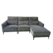 Arizona Charcoal Grey L-Shaped Chaise Sofa V195-ARIZONA-CH