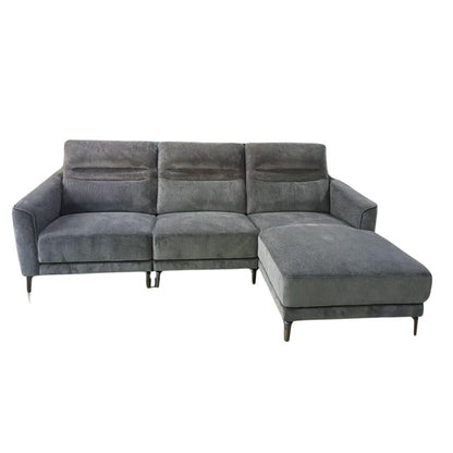 Arizona Charcoal Grey L-Shaped Chaise Sofa V195-ARIZONA-CH