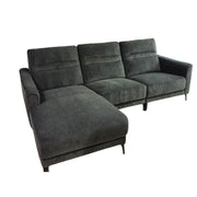 Arizona Charcoal Grey L-Shaped Chaise Sofa V195-ARIZONA-CH