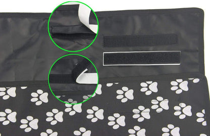 Car Seat Cover Dogs Pet Hammock Waterproof Rear/Front Protector V195-PCC-BOOT-BLACK