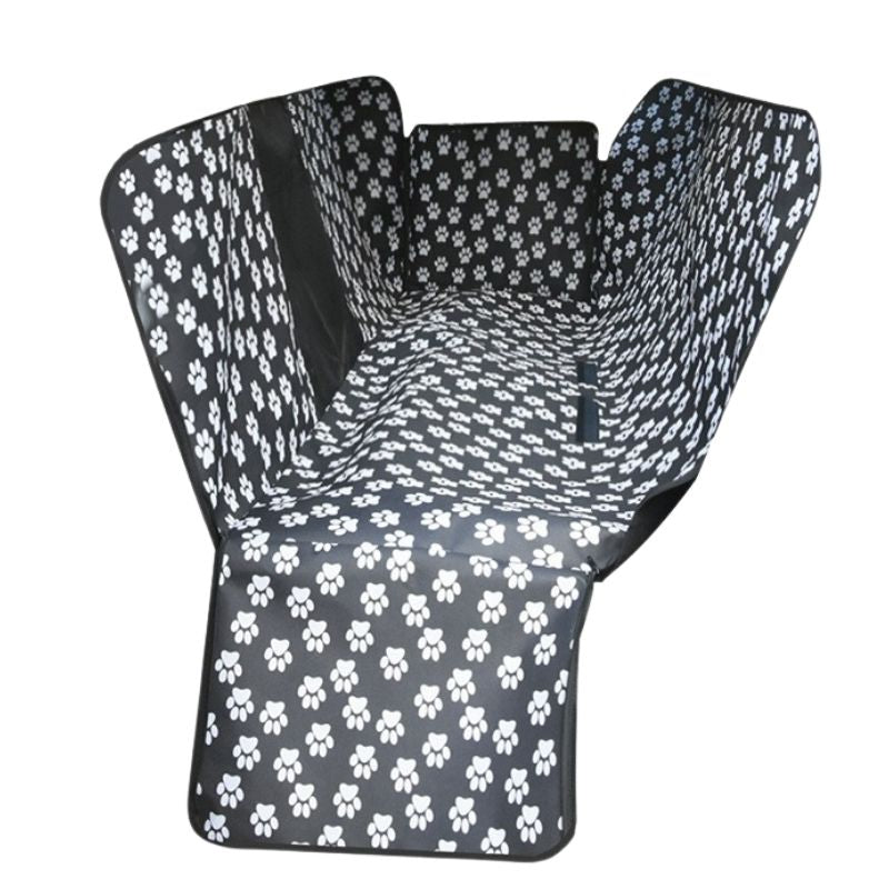 Waterproof Pet Car Seat Cover Hammock Black With Mesh Window V195-PET-H-SSWP-BLACK