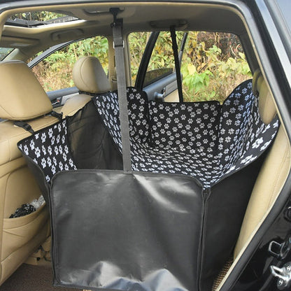 Waterproof Pet Car Seat Cover Hammock Black With Mesh Window V195-PET-H-SSWP-BLACK