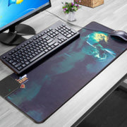 Wireless Charging Qi Mousepad 800x300x4mm Non-slip Rubber Base V195-QI-MP-BM40B-WM