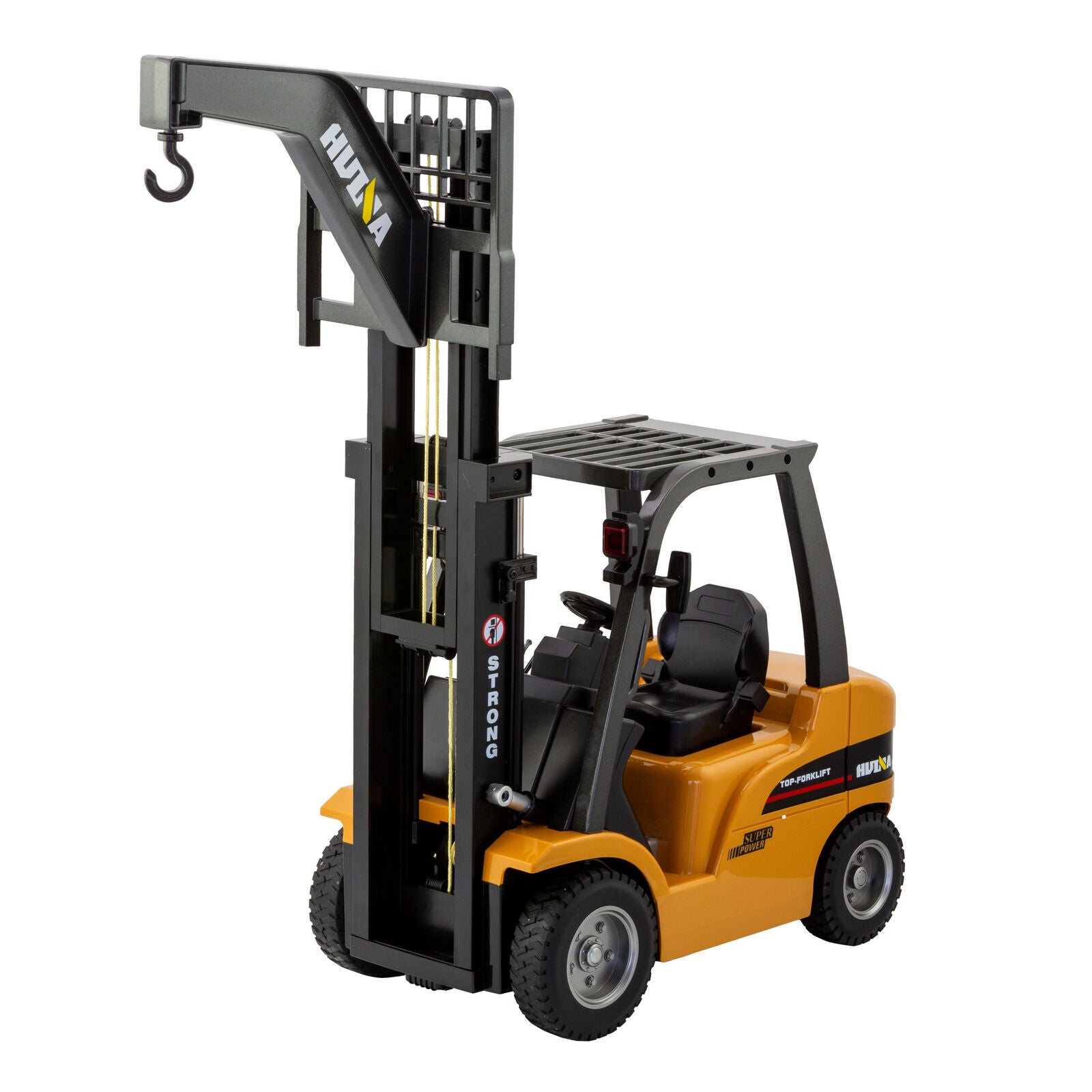 1:10 Scale 2.4G 8-Channel Metal Remote Control Forklift Construction Vehicle with Lifting Function & Sound V196-1577