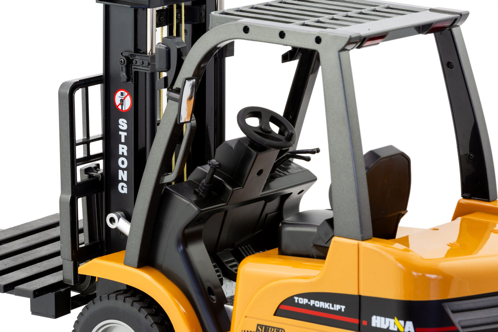 1:10 Scale 2.4G 8-Channel Metal Remote Control Forklift Construction Vehicle with Lifting Function & Sound V196-1577
