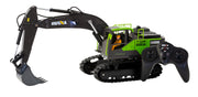1:18 Scale 13-Channel Alloy Remote Control Excavator Construction Vehicle with Lights, Sound and Steam V196-1661