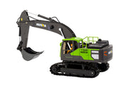 1:18 Scale 13-Channel Alloy Remote Control Excavator Construction Vehicle with Lights, Sound and Steam V196-1661