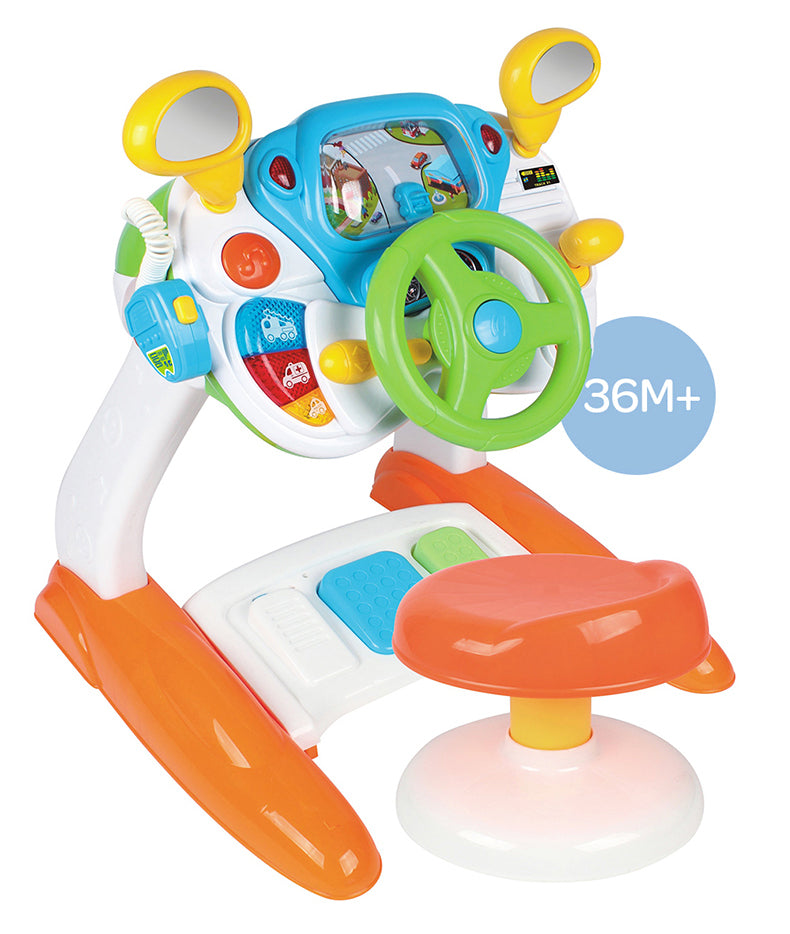 Baby Sensory Play Interactive Driving Simulation with Music and Light V196-1712