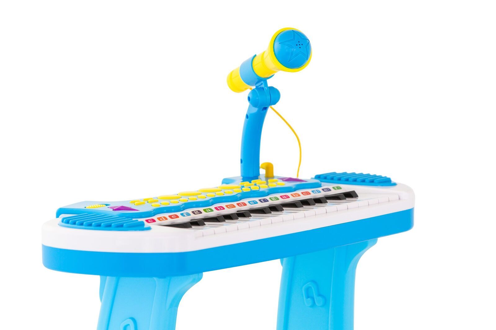 Children's Electronic Keyboard with Stand (Blue) Musical Instrument Toy V196-2038_K