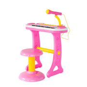 Children's Electronic Keyboard with Stand (Pink) Musical Instrument Toy V196-2039_K