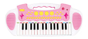 Children's Electronic Keyboard with Stand (Pink) Musical Instrument Toy V196-2039_K