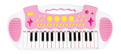 Children's Electronic Keyboard with Stand (Pink) Musical Instrument Toy V196-2039_K