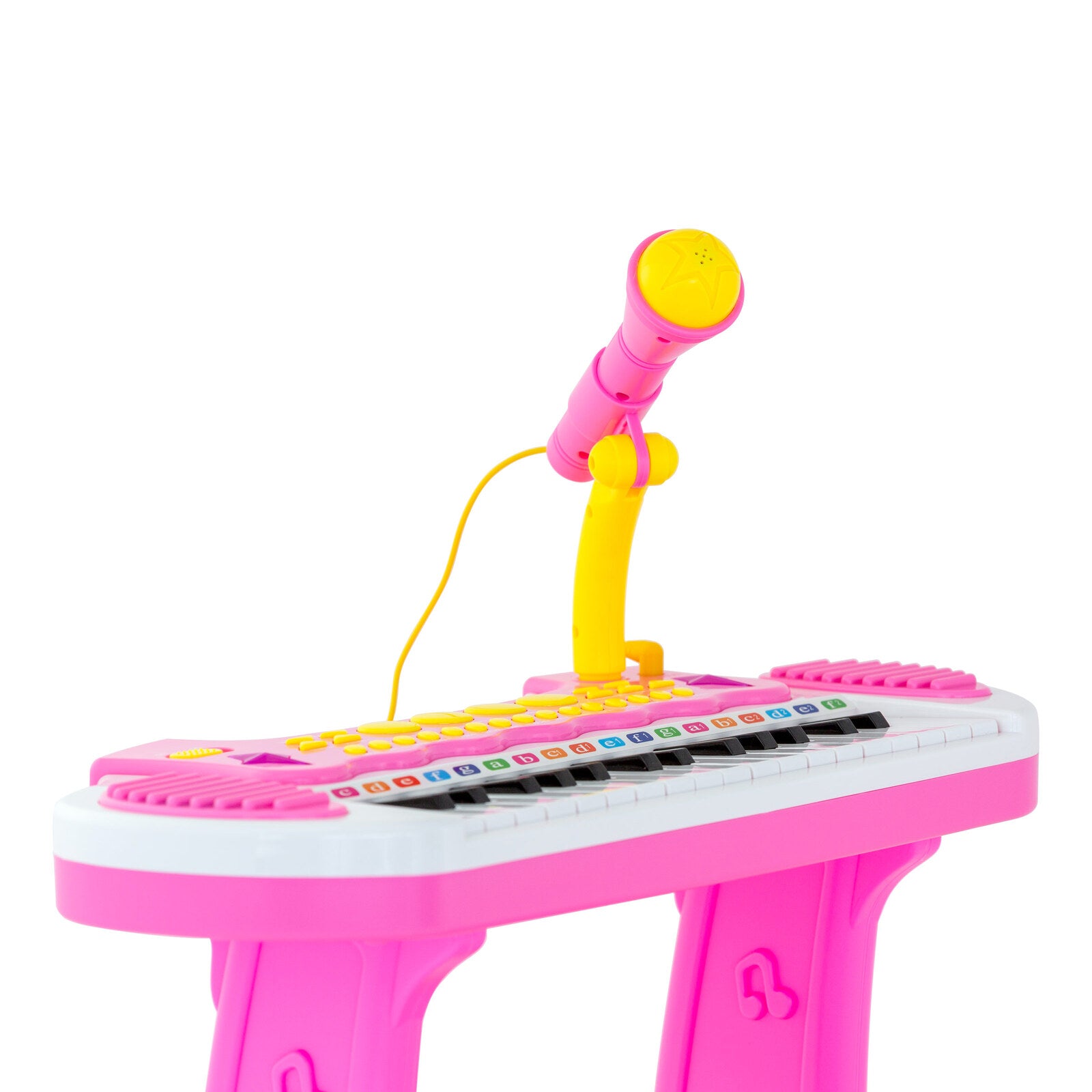 Children's Electronic Keyboard with Stand (Pink) Musical Instrument Toy V196-2039_K