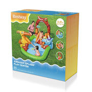 190L Jurassic Splash Water Play Centre, Bright Dinosaur Theme with Slide V196-53160