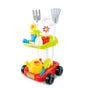 Children's Gardening Trolley Set with Fake Garden Tools for Toddlers V196-667-44