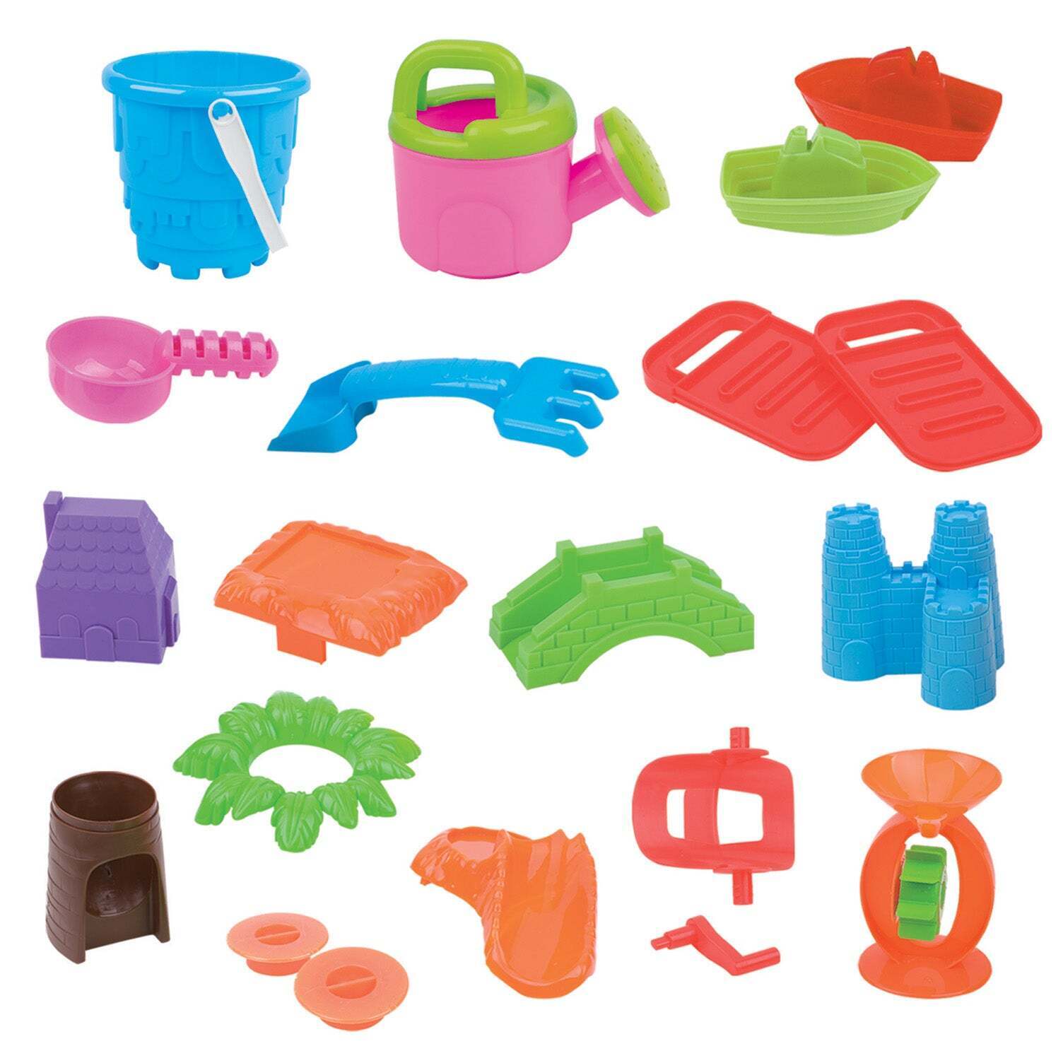 Children's 2-in-1 Sand & Water Table, Includes 18 Play Accessories V196-8111