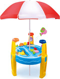 Outdoor Sand and Water Table Toy with Umbrella (28 Pcs Accessories) V196-8804A