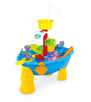 Pirate Ship Modelled, Sand and Water Table with 24 Accessories V196-8810