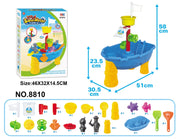 Pirate Ship Modelled, Sand and Water Table with 24 Accessories V196-8810