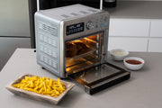 16L Stainless Steel Air Fryer Convection Oven with Dual-Heating V196-AF1600