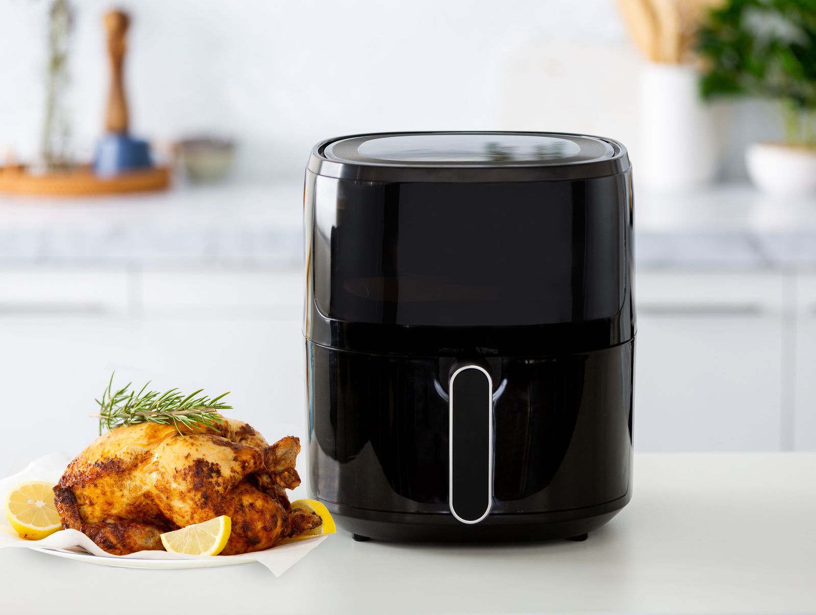 6L Digital Air Fryer w/ 1600W, 200C Cooking & Glass Window V196-AF605