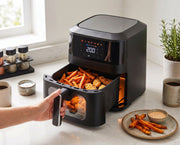 1400W 5L Non-Stick Digital Air Fryer with Clear Viewing Window V196-AFD450