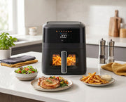 1400W 5L Non-Stick Digital Air Fryer with Clear Viewing Window V196-AFD450