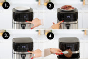 7L Air Fryer Wiz w/ Built-In Scale, 200C, 9 Cooking Programs V196-AFS725