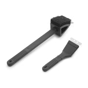 Stainless Steel BBQ Brush and Scraper Blade V196-BBQ19