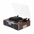 Vinyl Turntable Speaker with Bluetooth: Radio, CDs, Records, AUX & More V196-BCD120