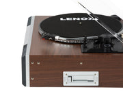 Vinyl Turntable Speaker with Bluetooth: Radio, CDs, Records, AUX & More V196-BCD120